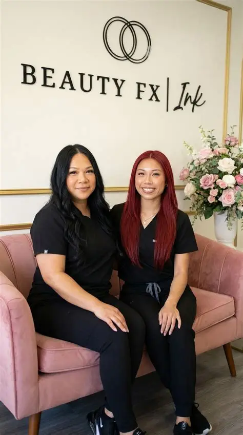 Khristine and Khristie Rae, the mother-daughter team behind Beauty Fx Ink